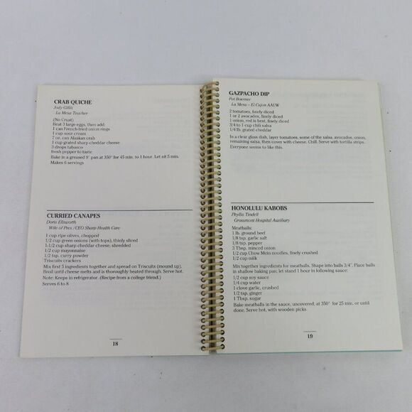 Friends of the Grossmont Hospital Cancer Center Cookbook 1992 La Mesa Cook Book - Picture 4 of 10